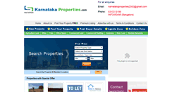 Desktop Screenshot of karnatakaproperties.com